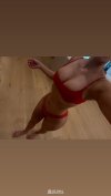 Kim Kardashian Instagram Crimson Skims Bikini Pic